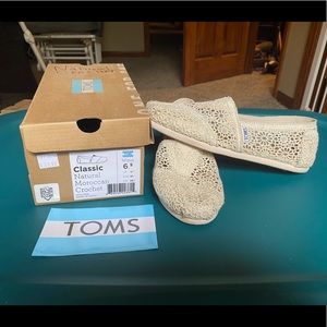 6.5 Classic Natural Moroccan Crochet Toms